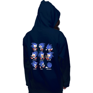 Secret_Shirts Pullover Hoodies, Unisex / Small / Navy Hedgehog!