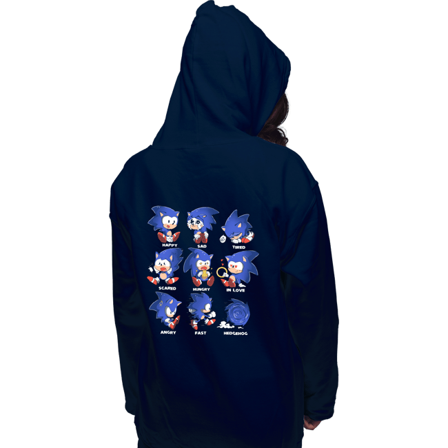 Secret_Shirts Pullover Hoodies, Unisex / Small / Navy Hedgehog!