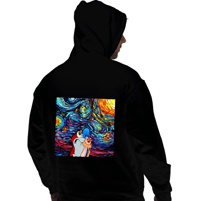 Secret_Shirts Pullover Hoodies, Unisex / Small / Black Van Gogh Never Experienced Space Madness!