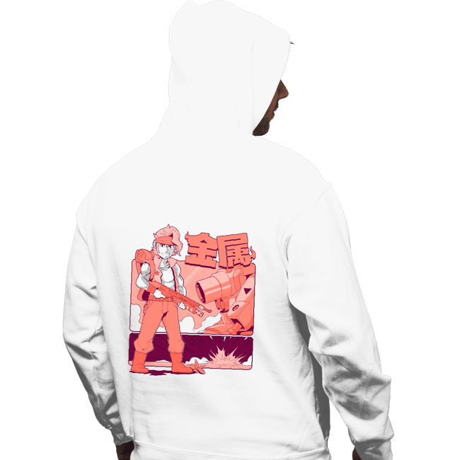 Daily_Deal_Shirts Pullover Hoodies, Unisex / Small / White Classic Commando X
