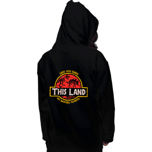 Daily_Deal_Shirts Pullover Hoodies, Unisex / Small / Black This Land