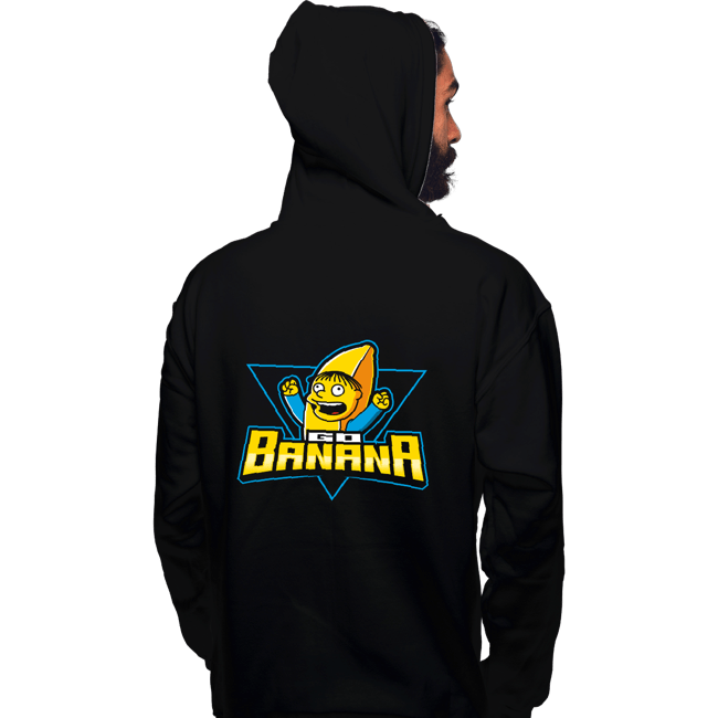 Daily_Deal_Shirts Pullover Hoodies, Unisex / Small / Black Go Banana