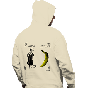 Shirts Pullover Hoodies, Unisex / Small / Sand The Olde Joke Of A Big Spoon And A Banana