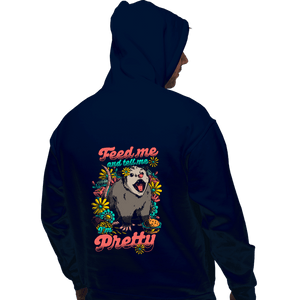 Daily_Deal_Shirts Pullover Hoodies, Unisex / Small / Navy Pretty Hungry Possum