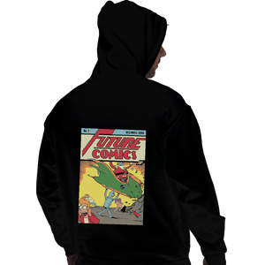 Shirts Pullover Hoodies, Unisex / Small / Black Future Comics