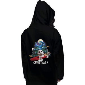 Shirts Zippered Hoodies, Unisex / Small / Black Let's Make Christmas