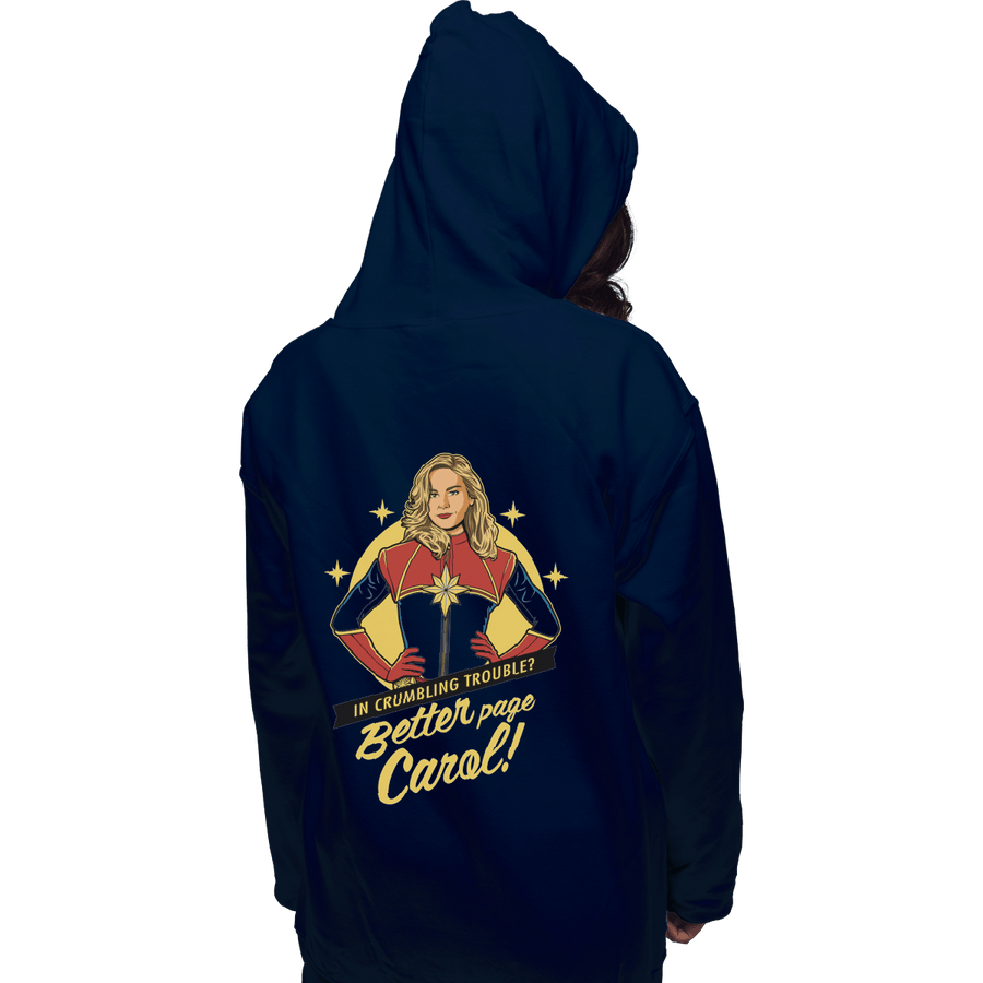 Shirts Pullover Hoodies, Unisex / Small / Navy Better Page Carol
