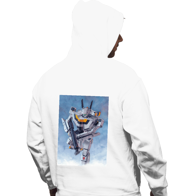 Daily_Deal_Shirts Pullover Hoodies, Unisex / Small / White VF-1S Watercolor