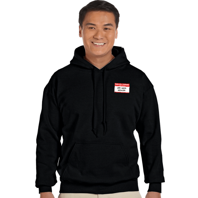 Secret_Shirts Pullover Hoodies, Unisex / Small / Black Hello There Kenobi