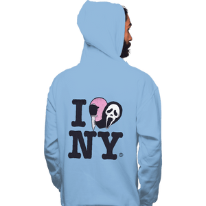 Daily_Deal_Shirts Pullover Hoodies, Unisex / Small / Royal Blue Ghostface Loves NY