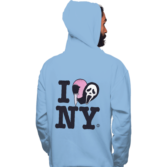 Daily_Deal_Shirts Pullover Hoodies, Unisex / Small / Royal Blue Ghostface Loves NY