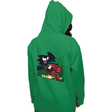 Load image into Gallery viewer, Secret_Shirts Pullover Hoodies, Unisex / Small / Irish Green Knuckles Vs Sonic
