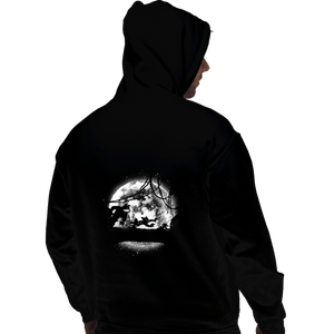Shirts Pullover Hoodies, Unisex / Small / Black Moonlight Chase