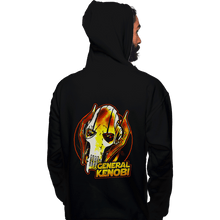 Load image into Gallery viewer, Daily_Deal_Shirts Pullover Hoodies, Unisex / Small / Black General Kenobi Meme

