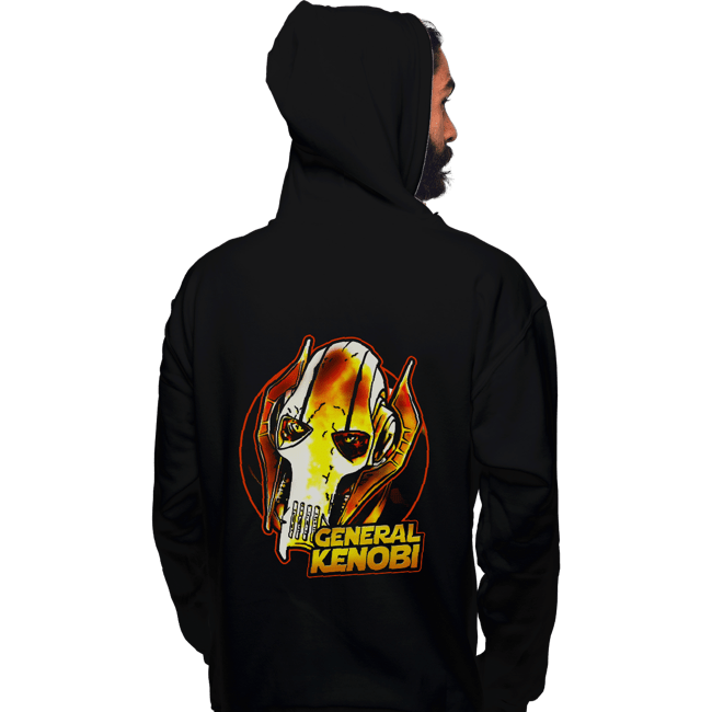 Daily_Deal_Shirts Pullover Hoodies, Unisex / Small / Black General Kenobi Meme