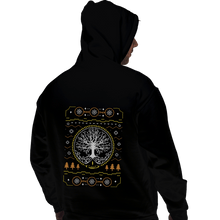 Load image into Gallery viewer, Shirts Pullover Hoodies, Unisex / Small / Black Grace Golden Tree Ugly Sweater
