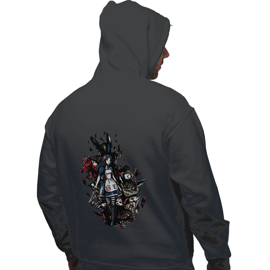 Secret_Shirts Pullover Hoodies, Unisex / Small / Charcoal Alice In Madness