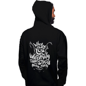 Shirts Pullover Hoodies, Unisex / Small / Black Man Suit