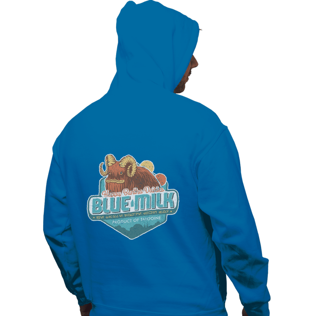 Shirts Pullover Hoodies, Unisex / Small / Sapphire Blue Milk