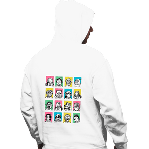 Daily_Deal_Shirts Pullover Hoodies, Unisex / Small / White Slayer Faces