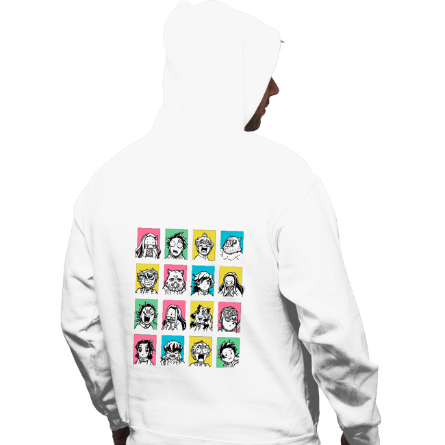 Daily_Deal_Shirts Pullover Hoodies, Unisex / Small / White Slayer Faces