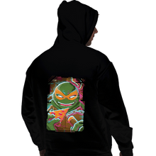 Load image into Gallery viewer, Daily_Deal_Shirts Pullover Hoodies, Unisex / Small / Black Glitch Michelangelo
