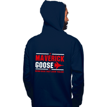 Load image into Gallery viewer, Shirts Pullover Hoodies, Unisex / Small / Navy Maverick And Goose
