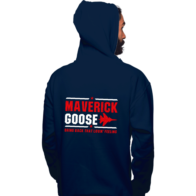 Shirts Pullover Hoodies, Unisex / Small / Navy Maverick And Goose