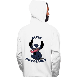 Daily_Deal_Shirts Pullover Hoodies, Unisex / Small / White Cute But Deadly