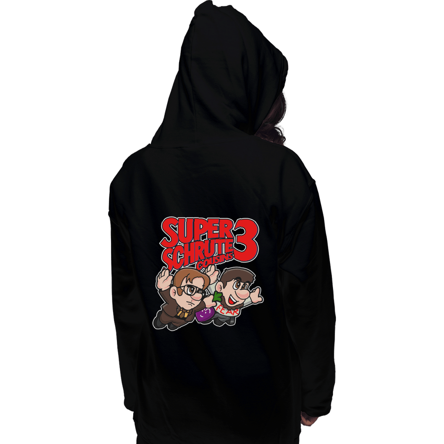 Shirts Zippered Hoodies, Unisex / Small / Black Super Schrute Cousins