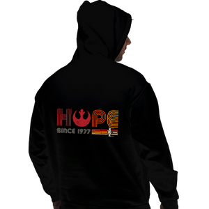 Daily_Deal_Shirts Pullover Hoodies, Unisex / Small / Black Hope Since 1977
