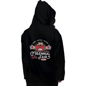 Shirts Zippered Hoodies, Unisex / Small / Black Millennial Fair