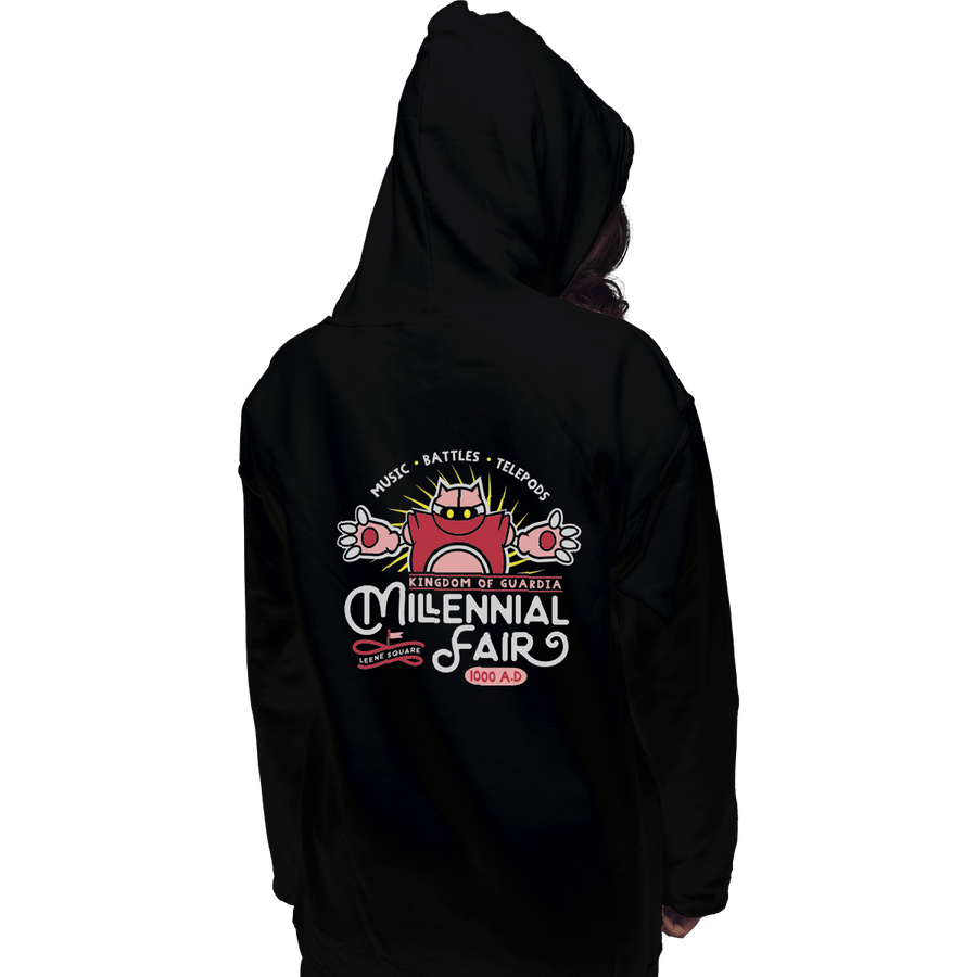 Shirts Zippered Hoodies, Unisex / Small / Black Millennial Fair