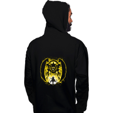 Load image into Gallery viewer, Secret_Shirts Pullover Hoodies, Unisex / Small / Black The Winged Dragon

