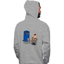 Load image into Gallery viewer, Shirts Pullover Hoodies, Unisex / Small / Sports Grey The Tardis Monkey
