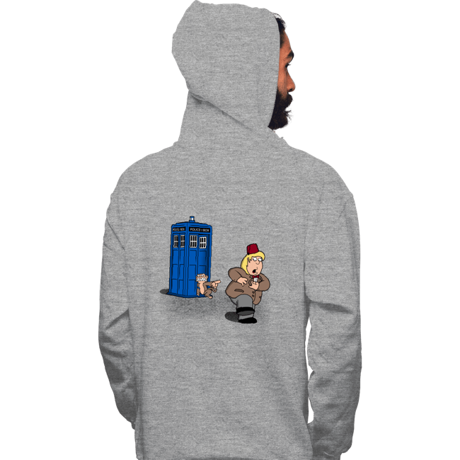 Shirts Pullover Hoodies, Unisex / Small / Sports Grey The Tardis Monkey