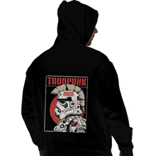 Load image into Gallery viewer, Shirts Pullover Hoodies, Unisex / Small / Black Troopunk
