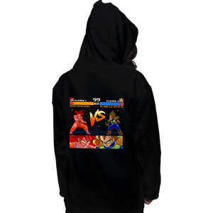 Shirts Pullover Hoodies, Unisex / Small / Black Goku VS Vegeta Alternate Version
