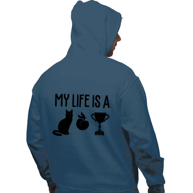 Secret_Shirts Pullover Hoodies, Unisex / Small / Indigo Blue Cat Butt Trophy