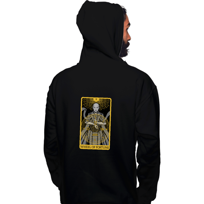 Shirts Pullover Hoodies, Unisex / Small / Black Tarot Wheel Of Fortune