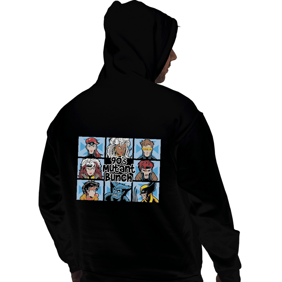 Shirts Pullover Hoodies, Unisex / Small / Black 90s Mutant Bunch