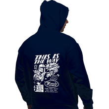 Load image into Gallery viewer, Daily_Deal_Shirts Pullover Hoodies, Unisex / Small / Navy Mando Space Lines
