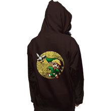 Load image into Gallery viewer, Shirts Pullover Hoodies, Unisex / Small / Dark Chocolate The Adventures Of Link

