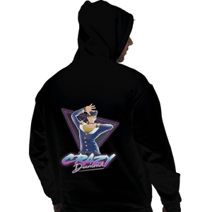 Shirts Zippered Hoodies, Unisex / Small / Black Crazy Diamond - Josuke