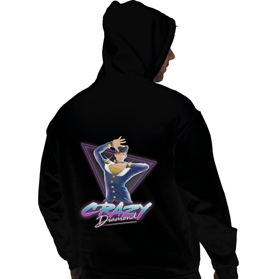 Shirts Zippered Hoodies, Unisex / Small / Black Crazy Diamond - Josuke