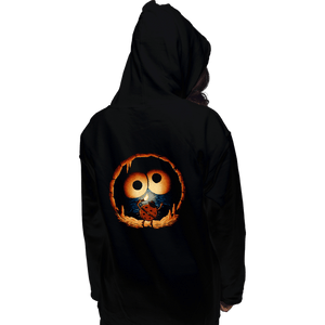 Daily_Deal_Shirts Pullover Hoodies, Unisex / Small / Black Cave Monster
