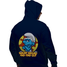 Load image into Gallery viewer, Secret_Shirts Pullover Hoodies, Unisex / Small / Navy Smurf Around
