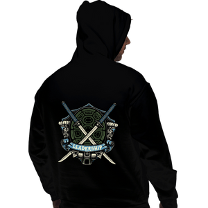 Daily_Deal_Shirts Pullover Hoodies, Unisex / Small / Black Turtles Leo