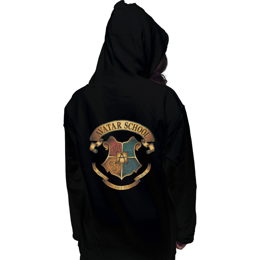 Shirts Zippered Hoodies, Unisex / Small / Black Avatar School