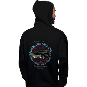 Daily_Deal_Shirts Pullover Hoodies, Unisex / Small / Black Winchester Brothers